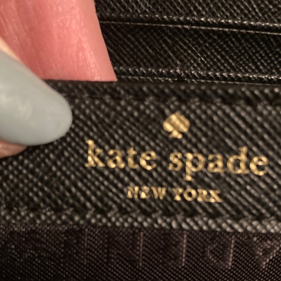 Kate Spade EUC Black Nylon Wilson Road Neda with 14k Light Gold hardware. - Picture 6 of 8